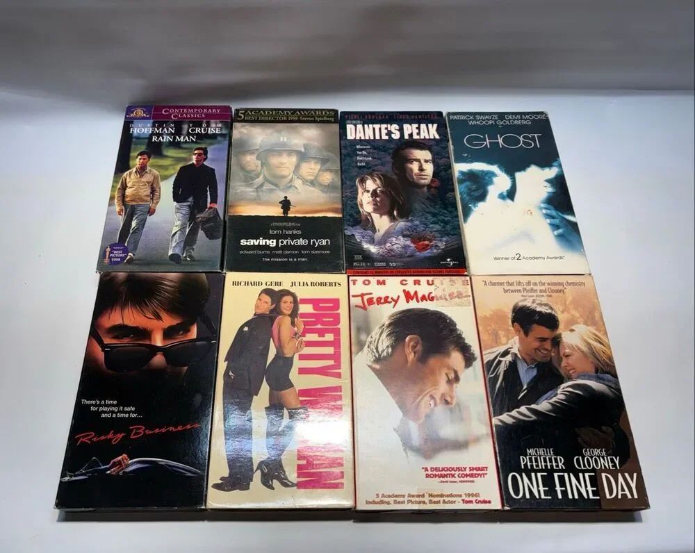 Set of 8 VHS movies